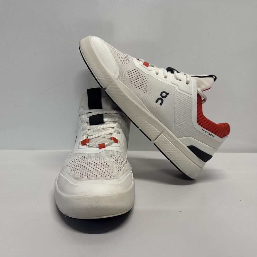 ON CLOUD The Roger Spin White Lace Up Sneakers Tennis Running Shoes Women’s 8.5